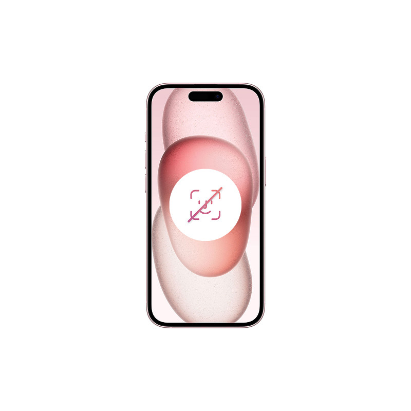 iPhone 15 128 Go Rose Reconditionné sans FACE ID