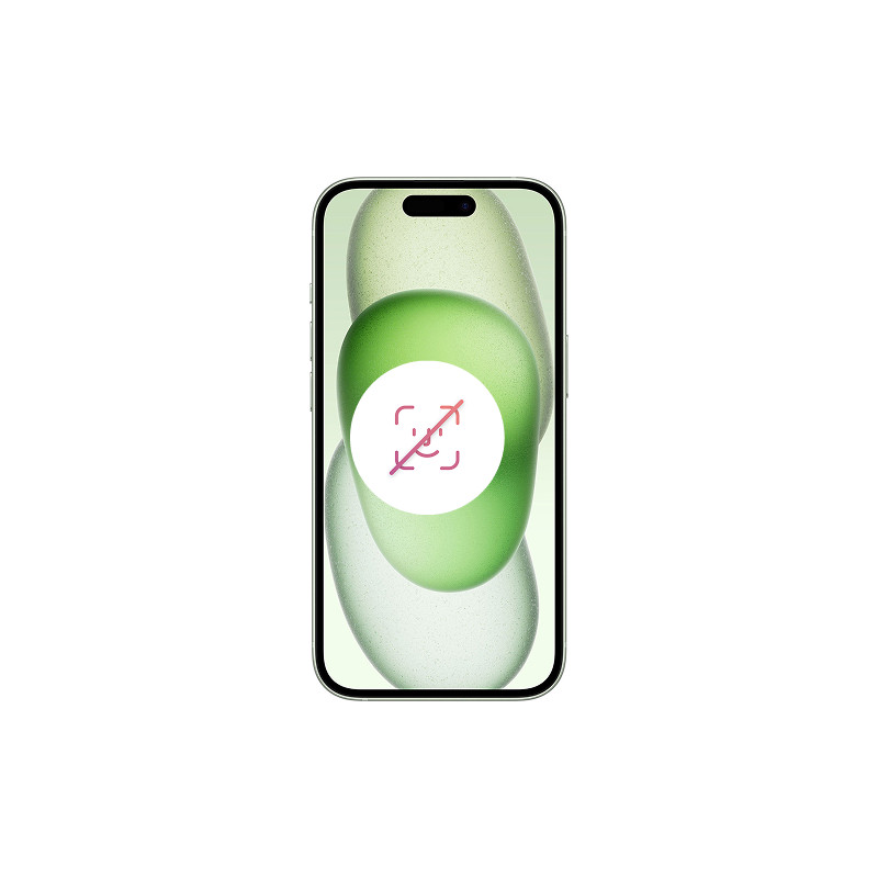 iPhone 15 128 Go Vert Reconditionné sans FACE ID