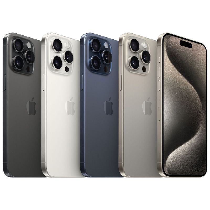 iPhone 15 Pro 512 Go Double Sim Titane naturel Reconditionné