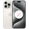 iPhone 15 Pro Max 256 Go Titane Blanc Reconditionné sans FACE ID