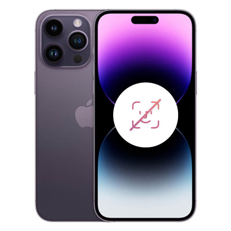 iPhone 14 Pro Max eSim 128 Go Violet Intense Reconditionné sans FACE ID