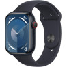 Apple Watch Série 9 - 45mm - Aluminium - GPS- Noir - Bracelet sport Noir - Reconditionné