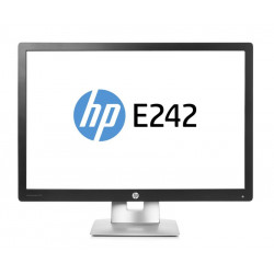 Ecran HP EliteDisplay E242 24" Full HD LED Noir Reconditionné
