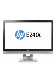 Ecran HP EliteDisplay E240c 24" Full HD LED Noir Reconditionné