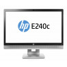 Ecran HP EliteDisplay E240c 24" Full HD LED Noir Reconditionné