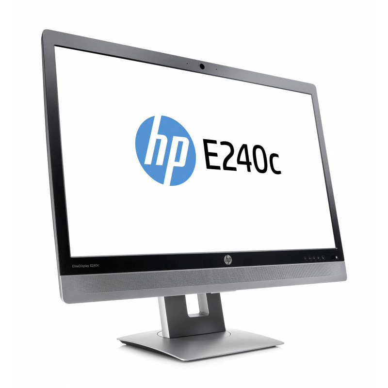 Ecran HP EliteDisplay E240c 24" Full HD LED Noir Reconditionné