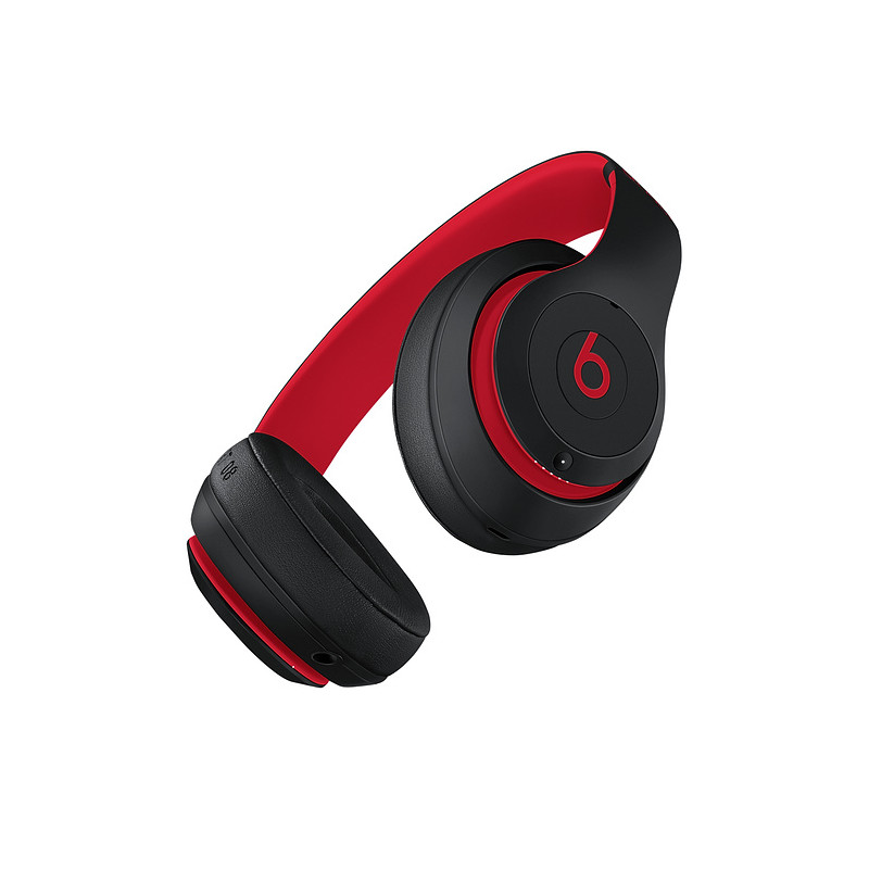 Casque Beats Studio3 sans fil avec réduction de bruit noir et rouge Reconditionné