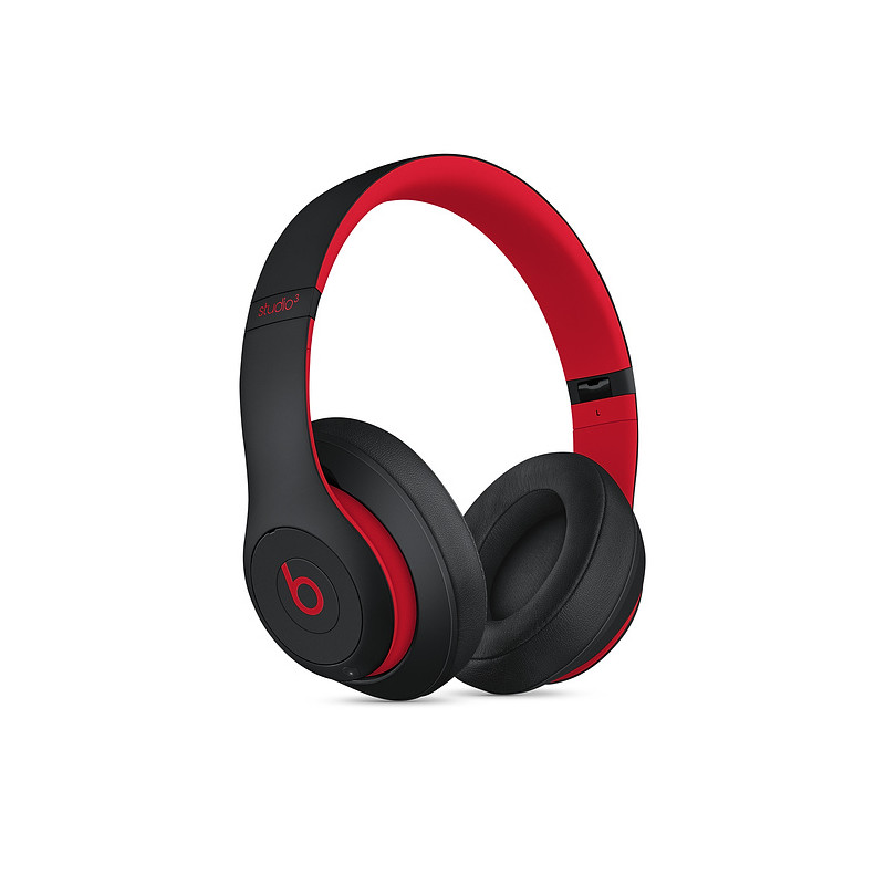 Casque Beats Studio3 sans fil avec réduction de bruit noir et rouge Reconditionné