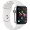 Apple Watch (Série 4) 40mm - Aluminium Argent - Bracelet Sport Blanc - Reconditionné