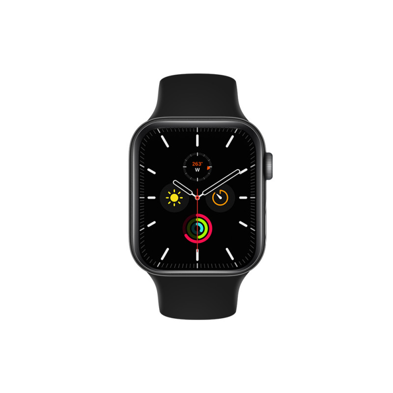 Apple Watch (Série 4) GPS 40mm - Aluminium Gris sidéral - Bracelet Sport Noir - Reconditionné