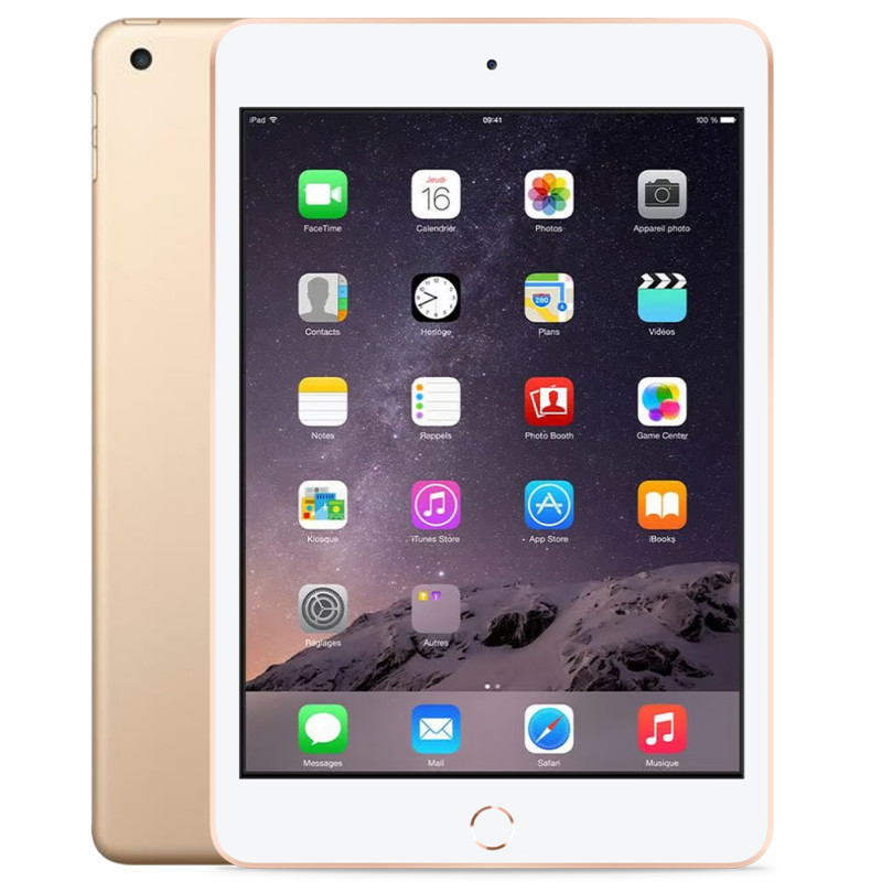 iPad mini 3 (2014) 7,9" 64 Go WiFi Or Reconditionné