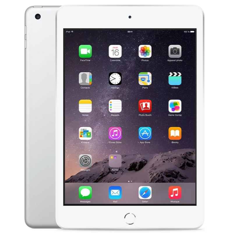 iPad mini 3 (2014) 7,9" 128 Go WiFi Argent Reconditionné