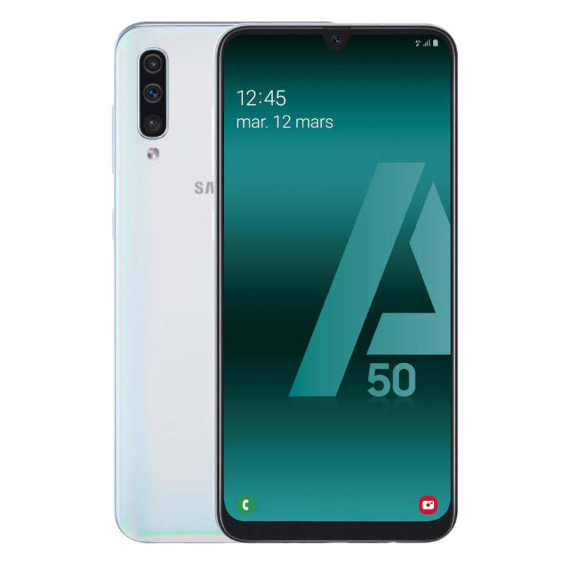 Galaxy A50 64 Go double Sim Blanc Reconditionné