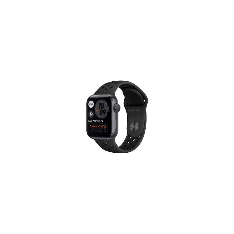 Apple Watch (Série SE) 40mm Noir - Bracelet Sport Nike Noir - Reconditionné