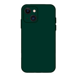 Coque silicone Vert Foncé pour iPhone 14