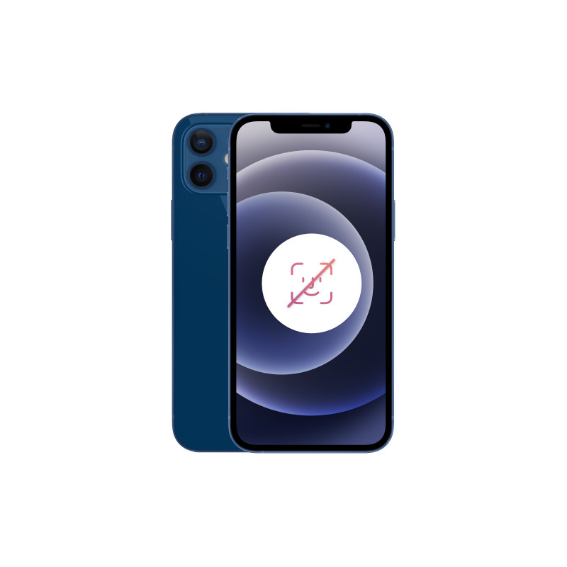 iPhone 12 128 Go Bleu Reconditionné sans FACE ID