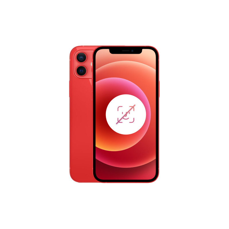 iPhone 12 128 Go Rouge Reconditionné sans FACE ID