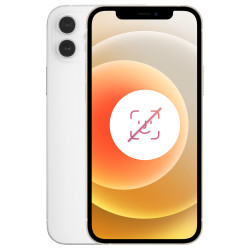 iPhone 12 128 Go Blanc Reconditionné sans FACE ID