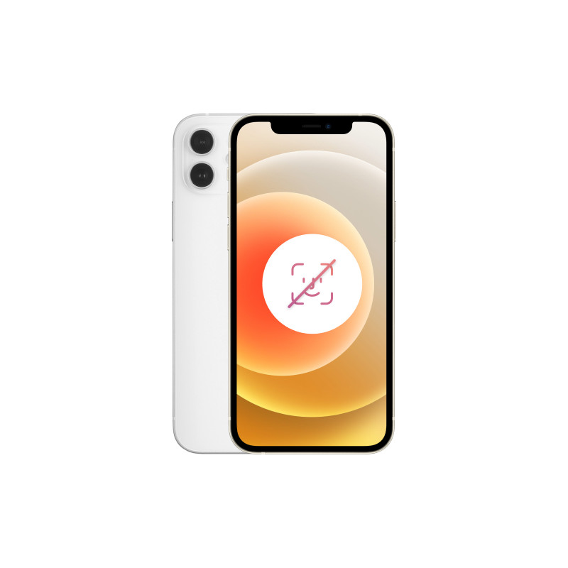 iPhone 12 Mini 128 Go Blanc Reconditionné sans FACE ID