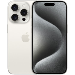 iPhone 15 Pro 128 Go Titane blanc Reconditionné