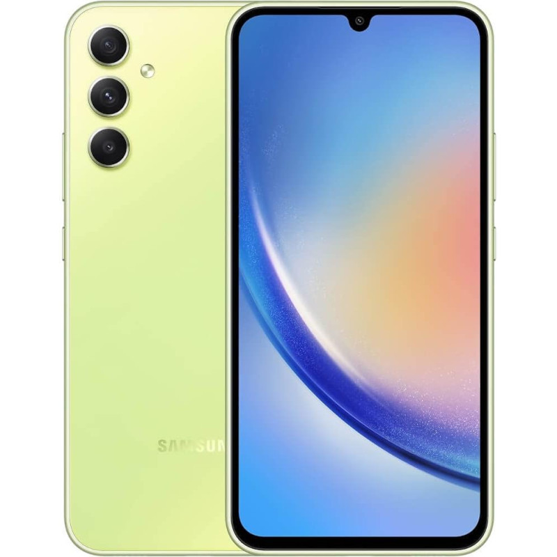 Galaxy A34 Double Sim 128 Go Lime - Vert Reconditionné