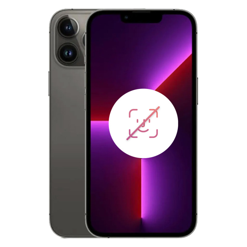 iPhone 13 Pro Max 128 Go Graphite Reconditionné - Noir sans FACE ID
