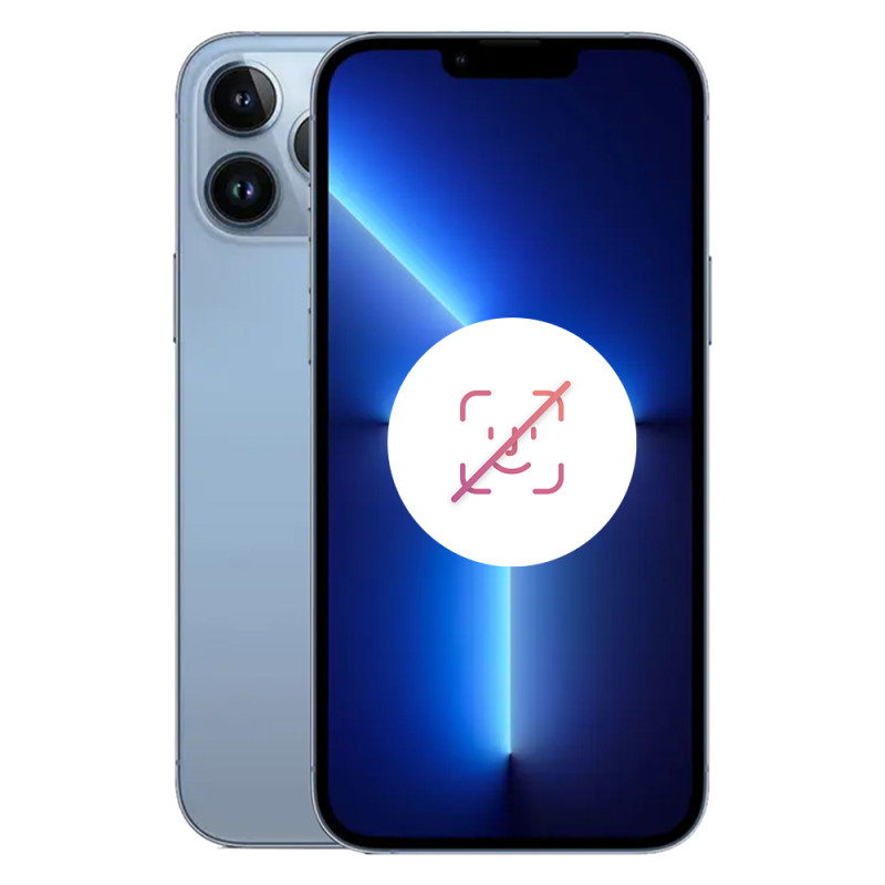 iPhone 13 Pro Max 256 Go Bleu Alpin Reconditionné sans FACE ID