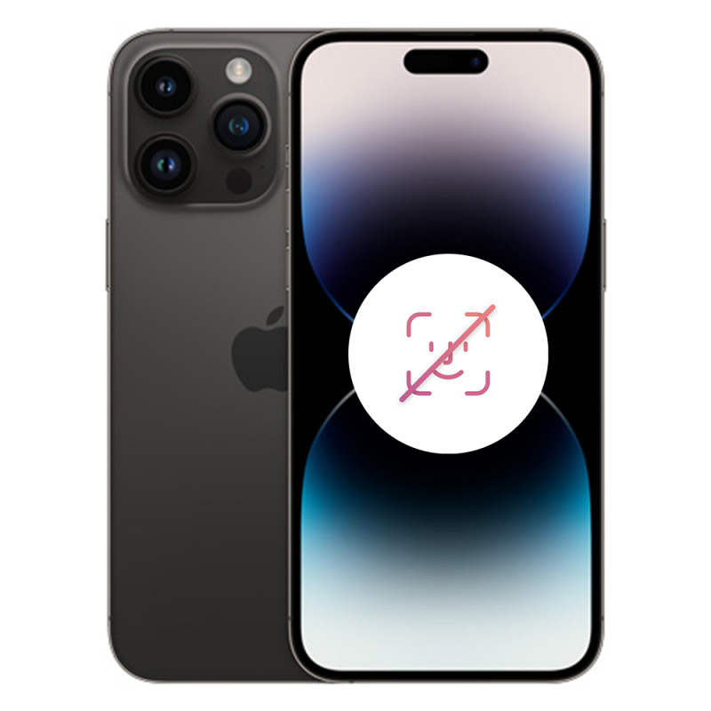 iPhone 14 Pro 128 Go Noir Sidéral Reconditionné sans FACE ID