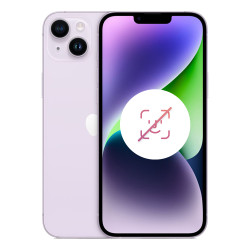 iPhone 14 128 Go Mauve Reconditionné sans FACE ID