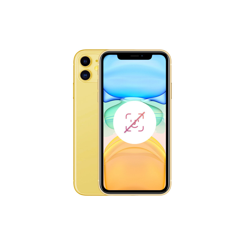 iPhone 11 64 Go Jaune Reconditionné sans FACE ID