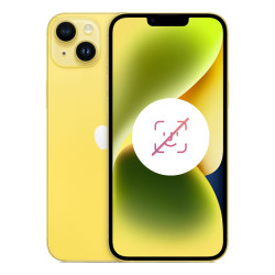 iPhone 14 256 Go Jaune Reconditionné sans FACE ID