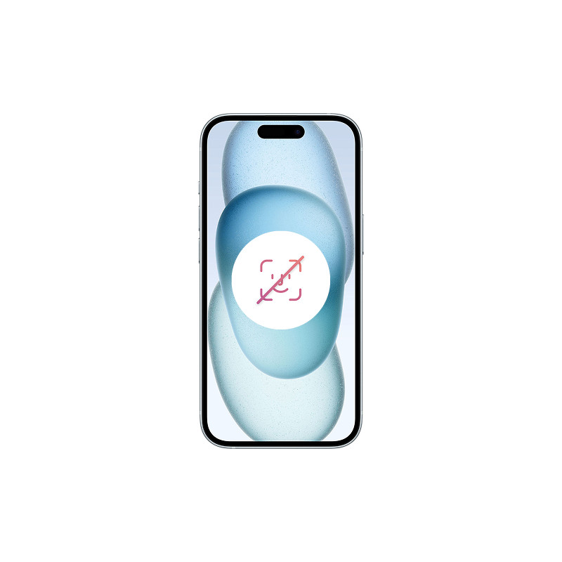 iPhone 15 128 Go Bleu Reconditionné sans FACE ID