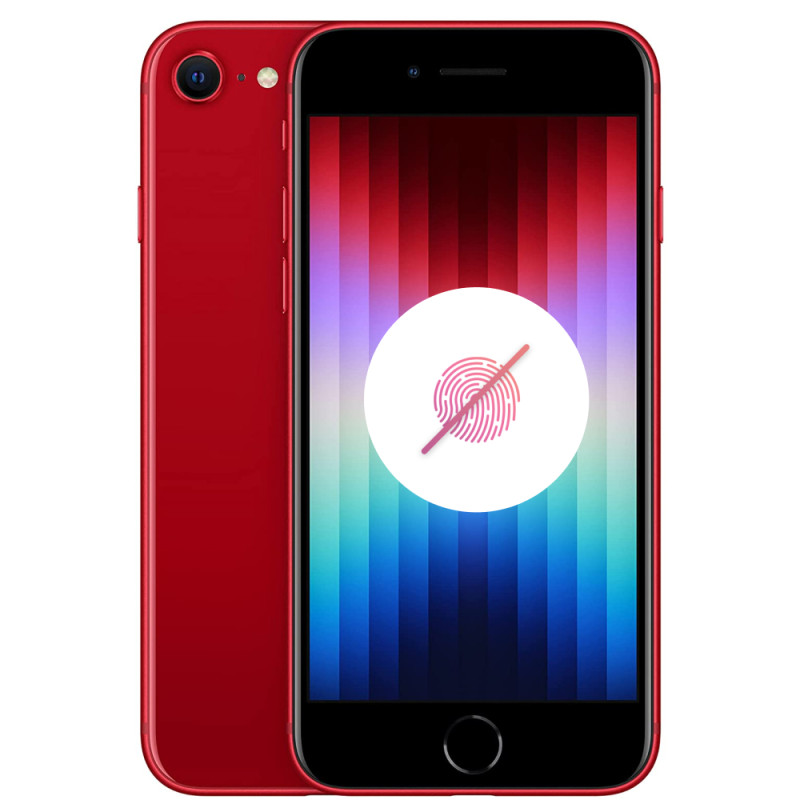 iPhone SE 2022 64 Go Rouge Reconditionné sans TOUCH ID