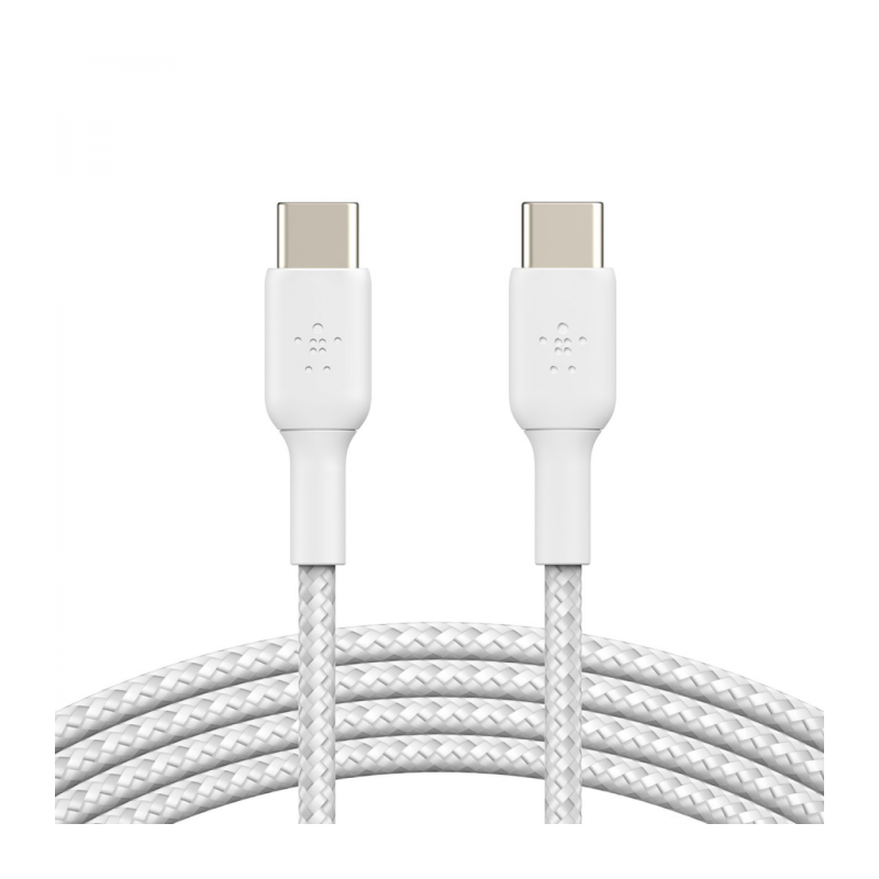 Câble Belkin tressé 1m USB-C vers USB-C
