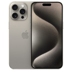 iPhone 15 Pro 128 Go Double Sim Titane Naturel Reconditionné
