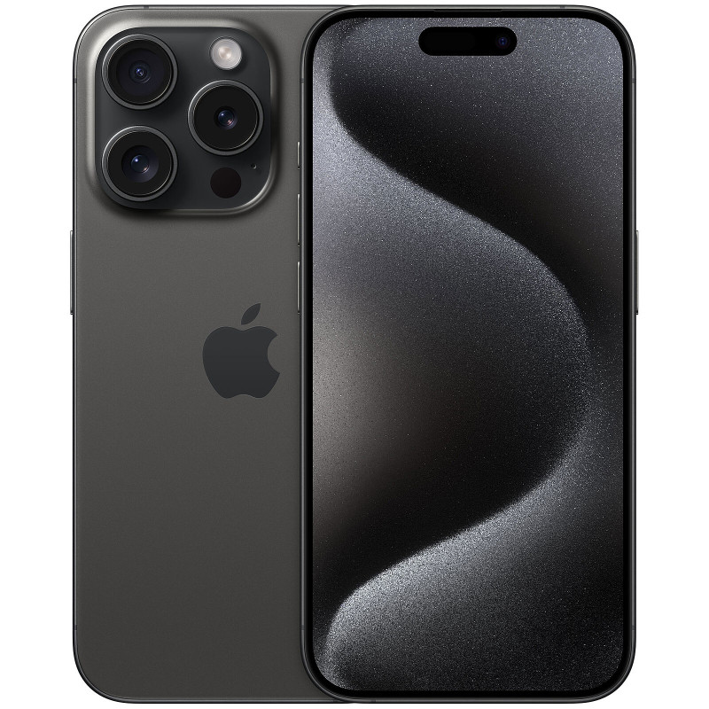 iPhone 15 Pro eSim 256 Go Titane Noir Reconditionné