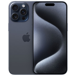 iPhone 15 Pro Max 256 Go Double Sim Titane Bleu Reconditionné