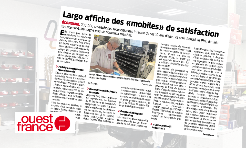 Largo affiche des "mobiles" de satisfaction